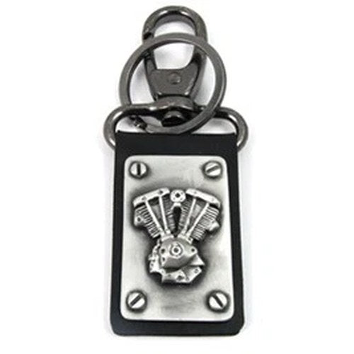 Shovelhead Motor Keychain for Harley-Davidson