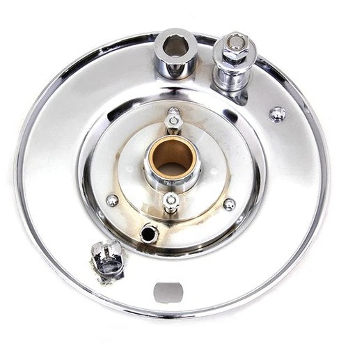 Front Brake Backing Plate Chrome for Harley-Davidson