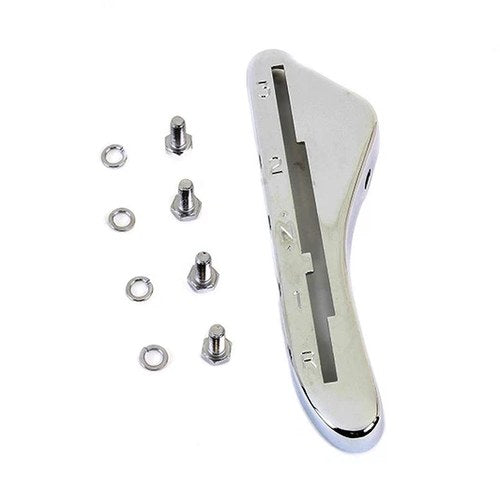 Chrome 3-Speed and Reverse Left Side Tank Hand Shifter Gate for Harley-Davidson