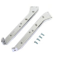 Chrome Saddlebag Guard Kit Reinforced Brackets for Harley-Davidson