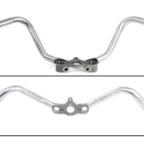 WR Hillclimber Spring Fork Inline Handlebar Raw for Harley-Davidson