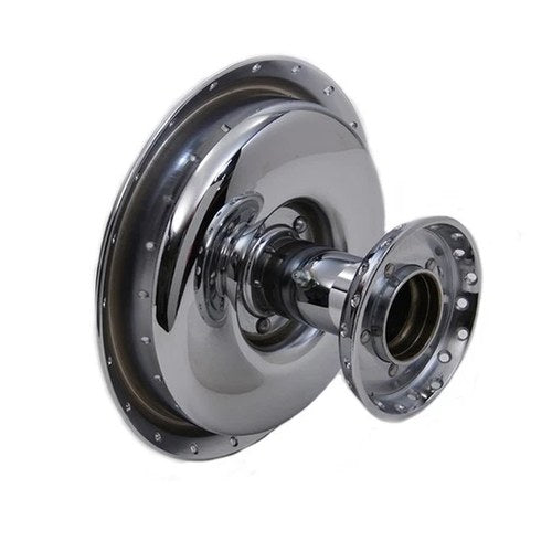 Front Wheel Hub and Brake Drum Chrome for Harley-Davidson