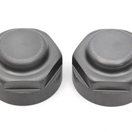 Servi-Car Hub Cap Set Parkerized for Harley-Davidson