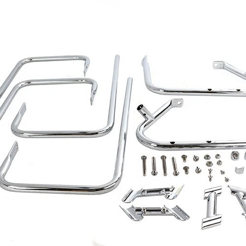 Chrome Saddlebag Guard Kit for Harley-Davidson