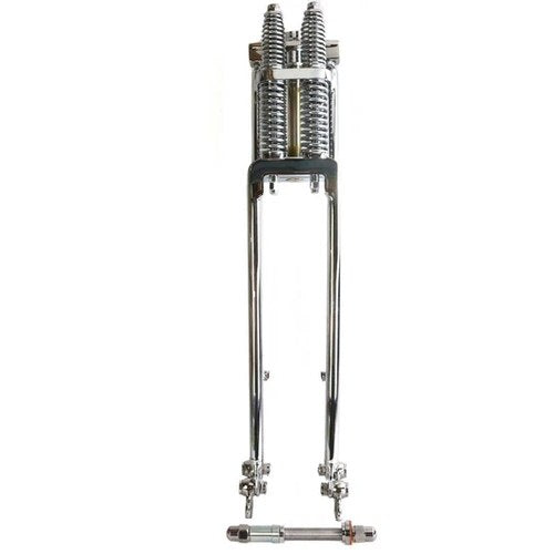 D+D Narrow Spring Fork Assembly Chrome 21 inch for Harley-Davidson