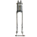D+D Narrow Spring Fork Assembly Chrome 21 inch for Harley-Davidson