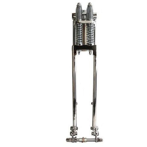 D+D Narrow Spring Fork Assembly Chrome 23 inch for Harley-Davidson