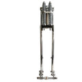 D+D Narrow Spring Fork Assembly Chrome 23 inch for Harley-Davidson