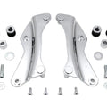 4 Point Docking Hardware Kit Chrome for Harley-Davidson