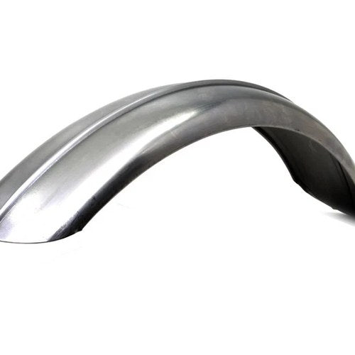 4 inch Ribbed Front Fender Raw for Harley-Davidson