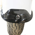 Skull Front Fender Tip Black for Harley-Davidson