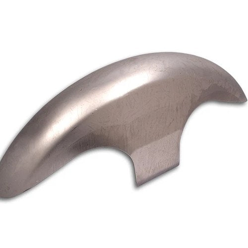 Front Fender Gunfire Raw Steel for Harley-Davidson