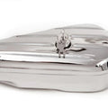 Oval Right Side Chrome Tool Box for Harley-Davidson
