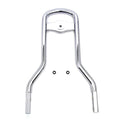 14-1/2 inch Mini Medallion Style Sissy Bar Upright Chrome for Harley-Davidson