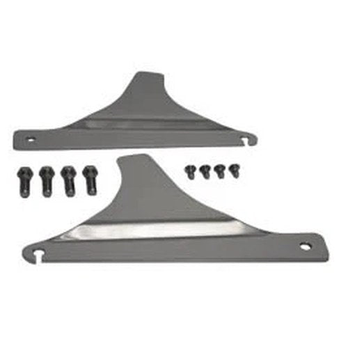 Sissy Bar Side Plates Chrome for Harley-Davidson