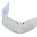 Chrome Lower Fender Trim Skirt with Flame for Harley-Davidson