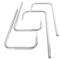 Chrome Saddlebag Rail Set for Harley-Davidson