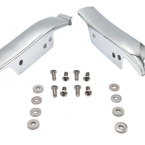 Saddlebag Rear Filler Strip Set Chrome for Harley-Davidson
