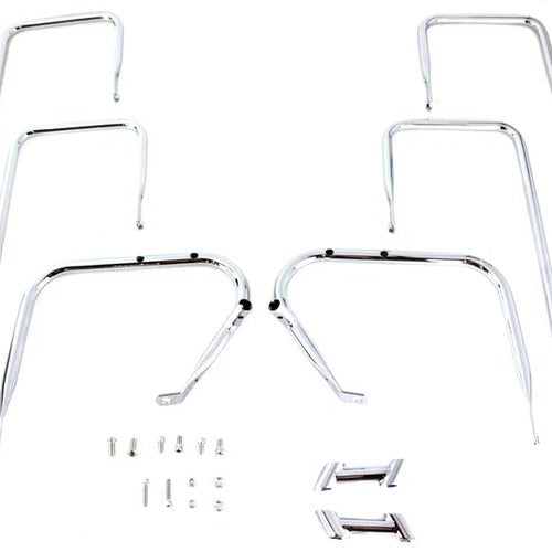 Saddlebag Guard Kit Chrome for Harley-Davidson