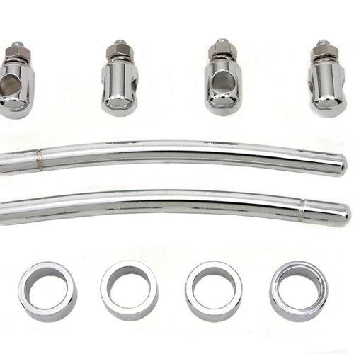Chrome Front Fender Trim Rail Kit for Harley-Davidson