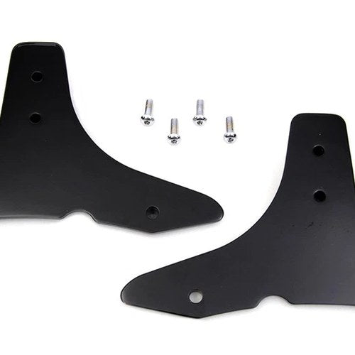 Sissy Bar Side Plate Set Black for Harley-Davidson