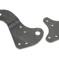 Rigid Rear Fender Tab Set Raw for Harley-Davidson