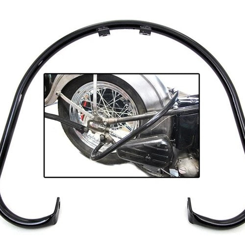 Black Rear Big Twin Frame Bar for Harley-Davidson