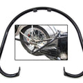 Black Rear Big Twin Frame Bar for Harley-Davidson