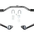 Chrome Front Engine Bar with Footpeg Pads for Harley-Davidson