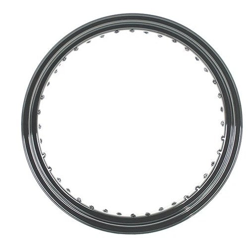 19 inch x 3.0 inch Drop Center Steel Rim Black for Harley-Davidson