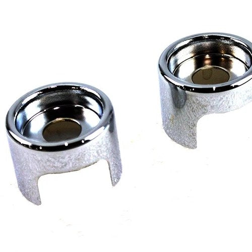 Upper Shock Stud Covers Chrome Tall Style for Harley-Davidson