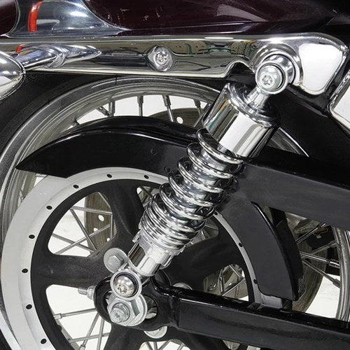 2-1/4 inch Lower Shock Set Chrome for Harley-Davidson