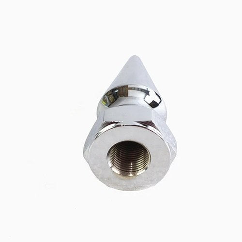 Chrome Pike Nut Fine 5/8 inch-18 Thread for Harley-Davidson