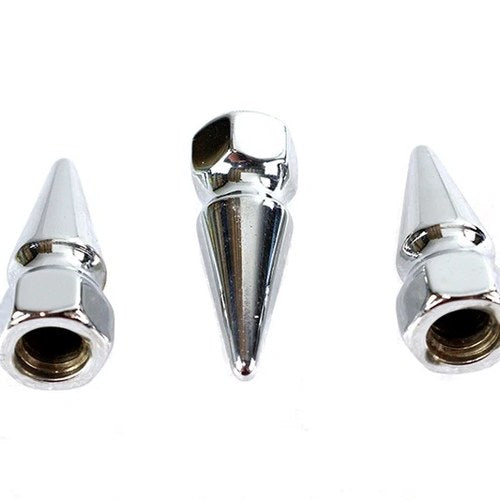 Chrome Pike Nut 3/8 inch-16 Coarse Thread for Harley-Davidson