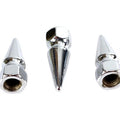 Chrome Pike Nut 3/8 inch-16 Coarse Thread for Harley-Davidson