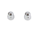 Chrome Acorn Nut Set Fine 7/16 inch-20 Thread for Harley-Davidson