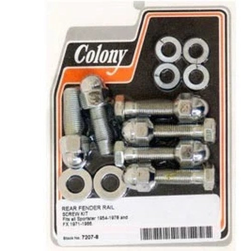 Rear Fender Strut Bolt Kit Acorn Style for Harley-Davidson