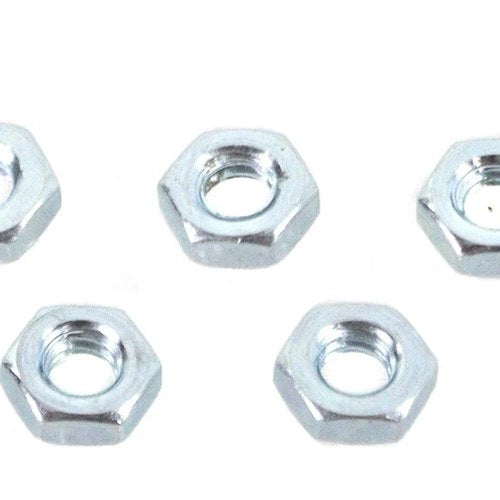 Zinc Plated 1/4 inch-20 Hex Jam Nuts for Harley-Davidson