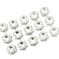 5/16 inch-24 Motor Case Stud Nut Set Cadmium for Harley-Davidson