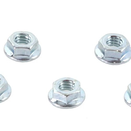 Serrated Hex Flange Nuts 5/16 inch-18 Zinc for Harley-Davidson
