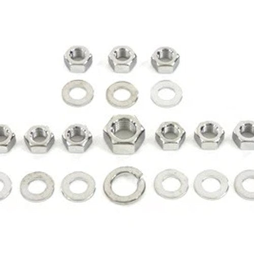 Chrome Transmission Side Cover Kit fits Harley Davidson