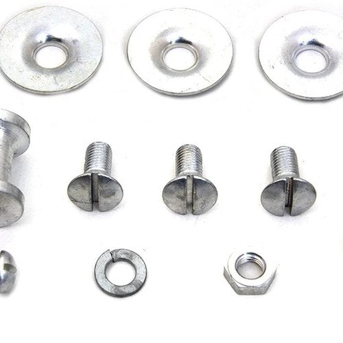 Cadmium Tool Box Mounting Kit for Harley-Davidson