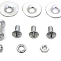 Cadmium Tool Box Mounting Kit for Harley-Davidson