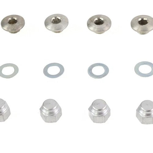 Rocker Shaft End Plug and Cap Nut Cadmium for Harley-Davidson