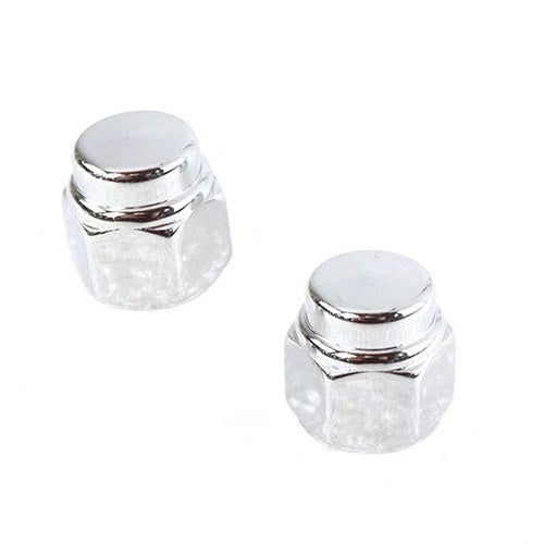 Chrome Cap Nut Fine 7/16 inch-20 Thread for Harley-Davidson