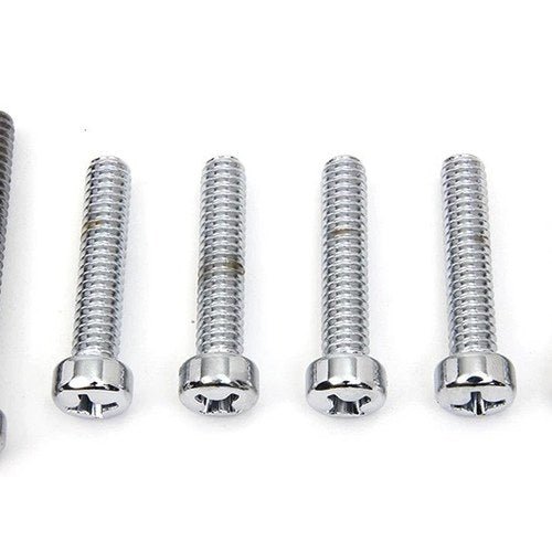 Cam Cover Screw Kit Chrome for Harley-Davidson