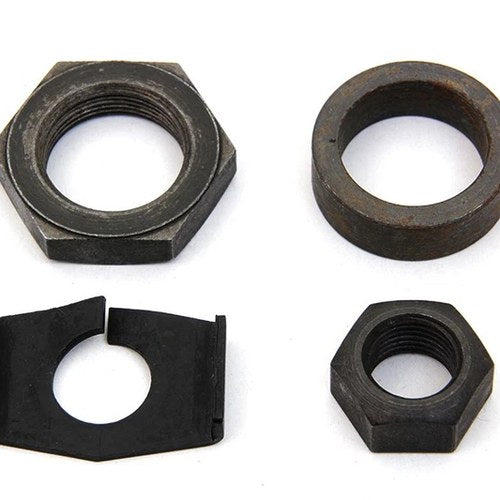 Rear Axle Nut and Lock Kit Parkerized for Harley-Davidson