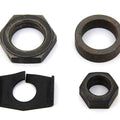 Rear Axle Nut and Lock Kit Parkerized for Harley-Davidson