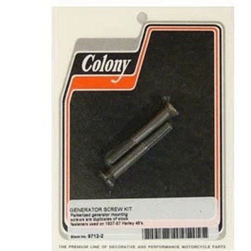 Parkerized Generator Screw Kit for Harley-Davidson