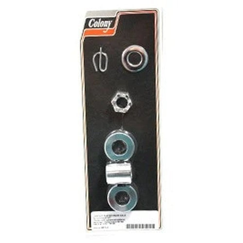 Rear Axle Spacer Kit Chrome for Harley-Davidson